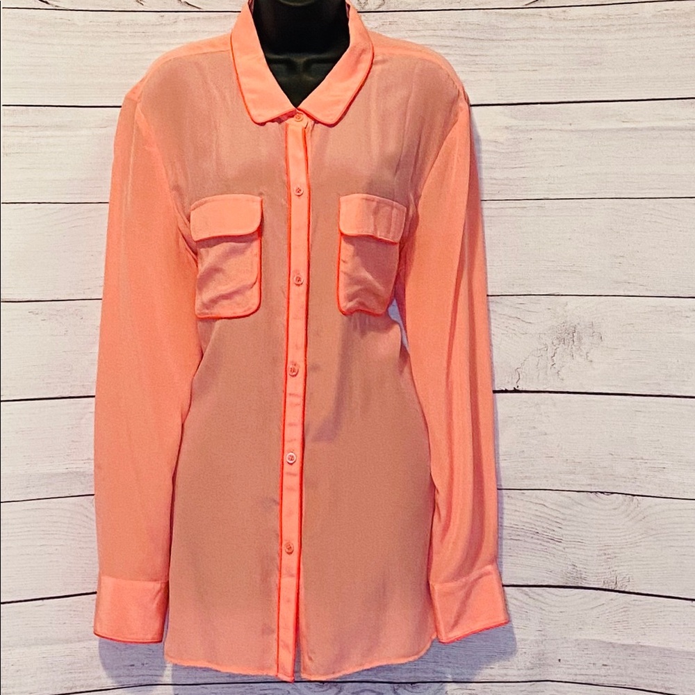 VICTORIA’S SECRET Sheer Pink Blouse